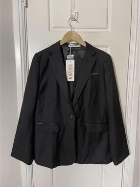 Kelyaa Women’s Dress Suit Size XL Black 2 Pieces W158